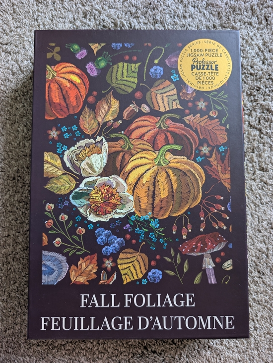 Professor Puzzle Other - Professor Puzzle Fall Foliage 1000-Piece Jigsaw Puzzle - Autumn Pumpkin Design